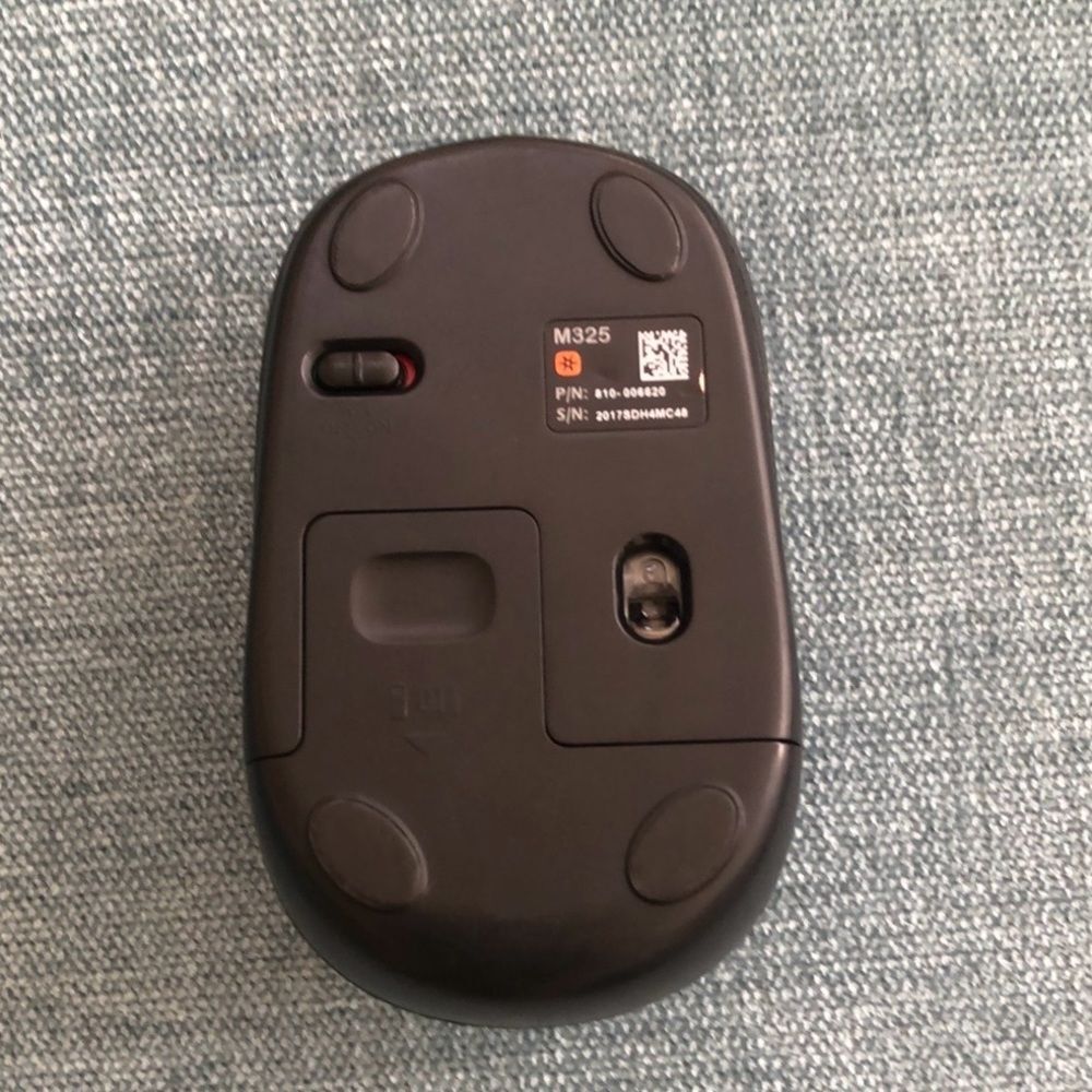 Blue Logitech Computer Mouse FOR PARTS ONLY - Picture 2 of 2